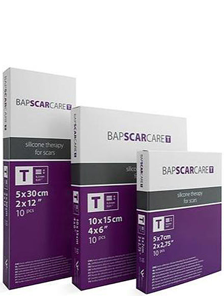 BAPSCARCARE T Silikon-Narbenpflaster 0,3mm