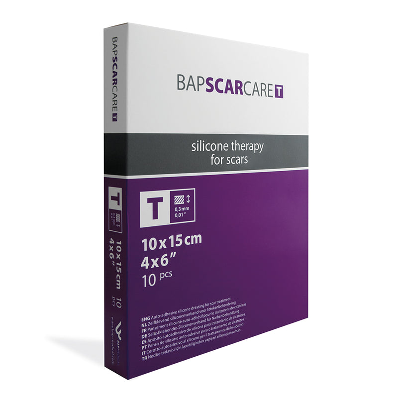 BAPSCARCARE T Silikon-Narbenpflaster 0,3mm