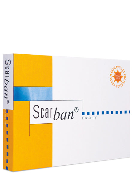 SCARBAN Light Silikon-Narbenpflaster mit UV-Schutz (LSF 50) 0,7mm
